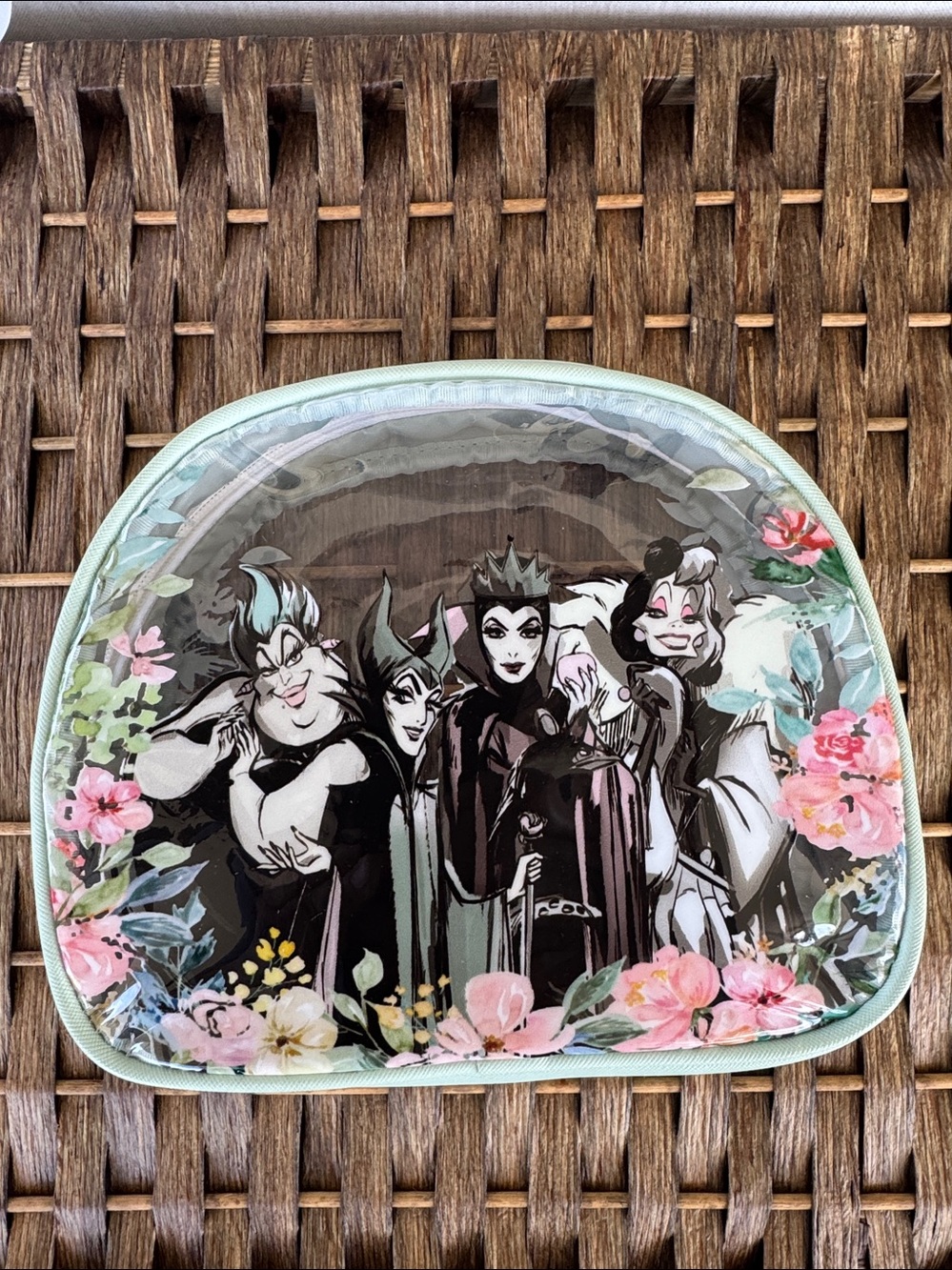 Disney Villains Floral Cosmetic Bag Set 3 Pieces BoxLunch exclusive - Picture 3 of 14